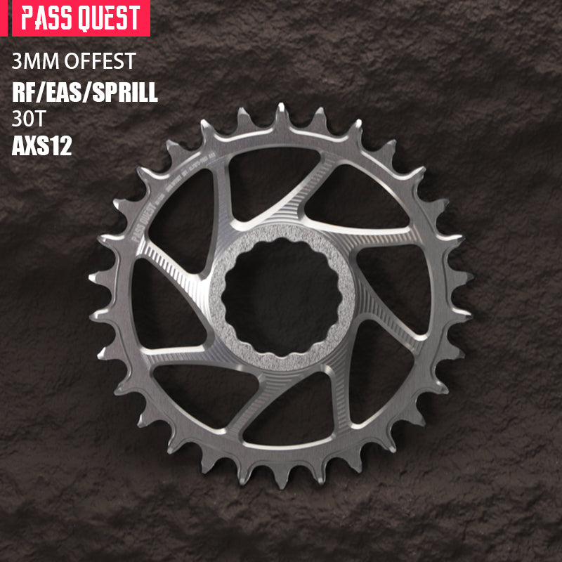 RACE FACE (3mm offset ) AXS Round Narrow Wide Chainring 28-38T