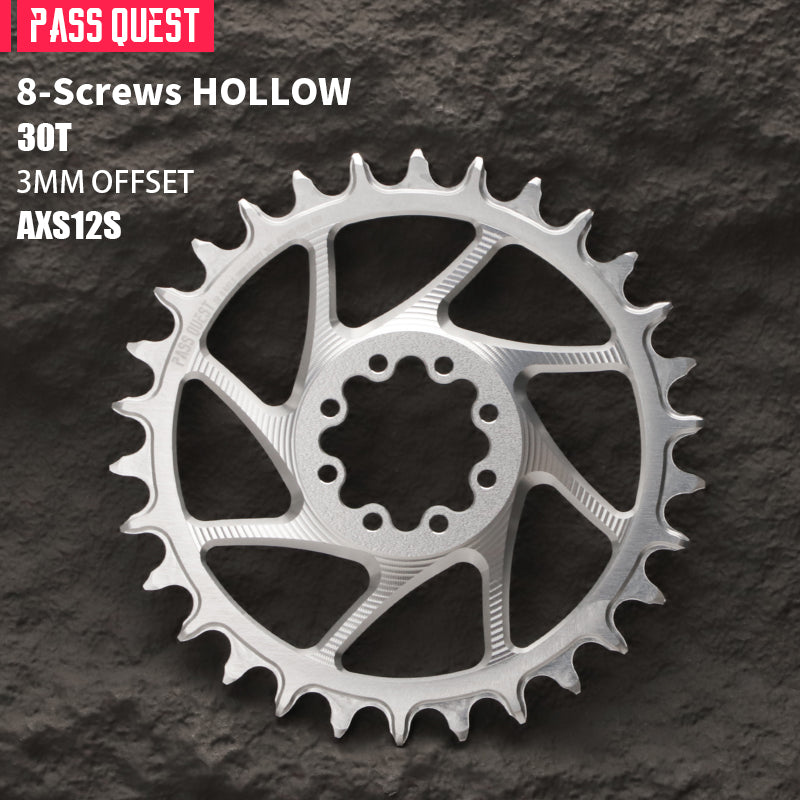 SRAM FORCE 8Nails ( 3mm offset) HOLLOW Mountain XX SL Narrow Wide Chainring 28-38T AXS