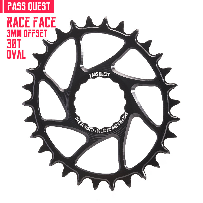 RACE FACE (3mm offset ) Oval Narrow Wide Chainring