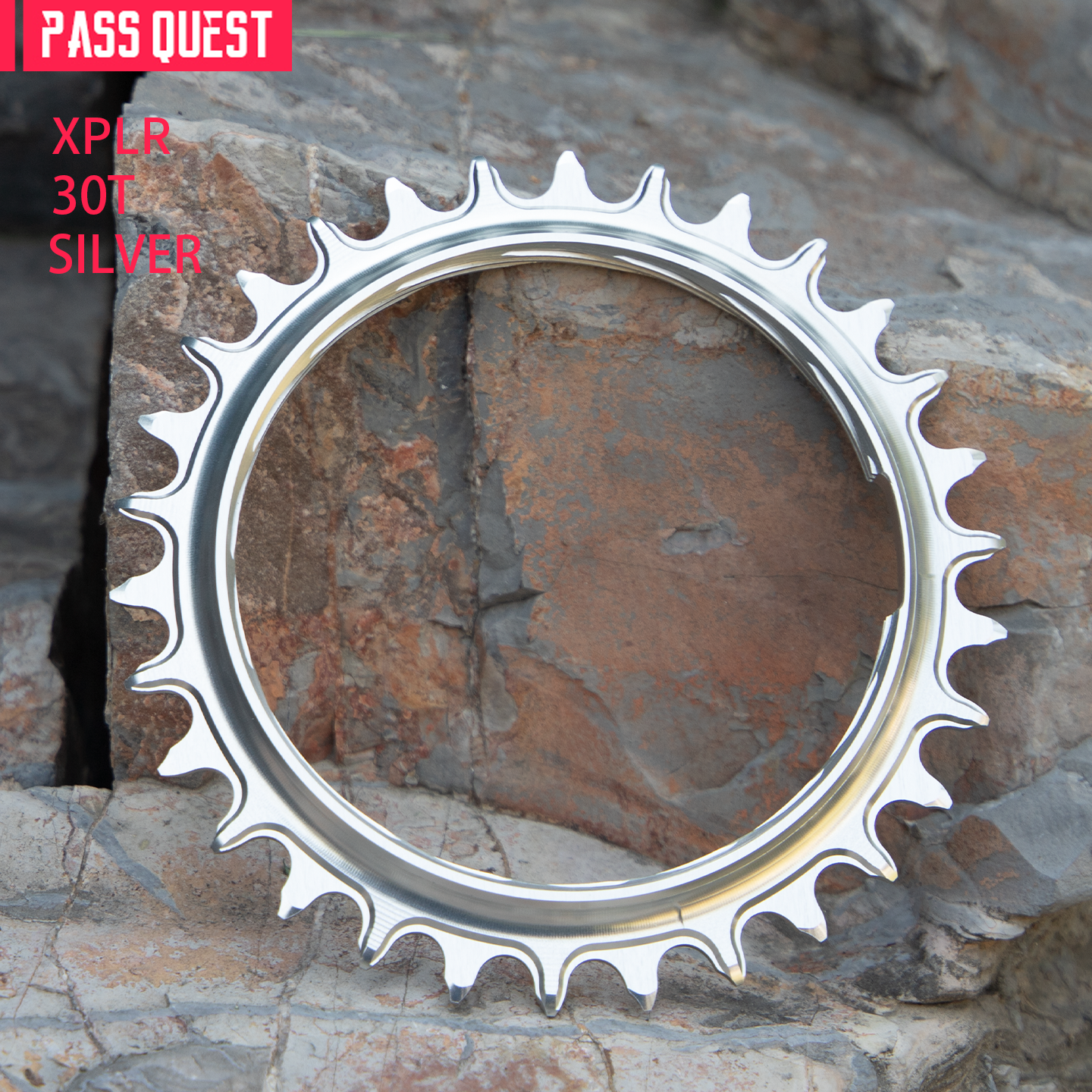 PASS QUEST Direct-Mount Threaded Chainring for SRAM XPLR AXS (12/13-Speed) – Narrow-Wide Profile (30-62T)