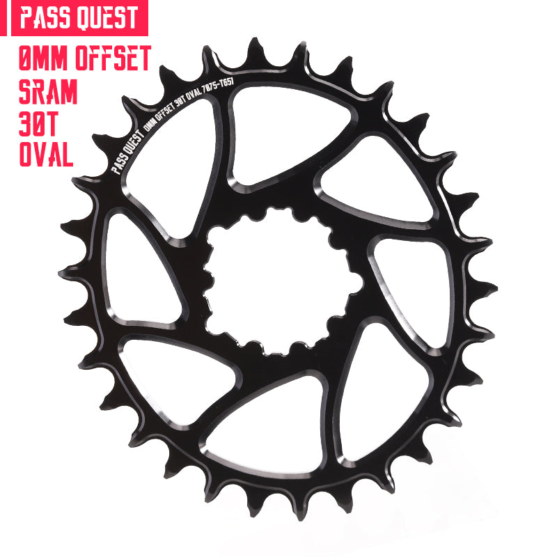SRAM GXP/DUB (0mm offset) Oval Narrow Wide Chainring