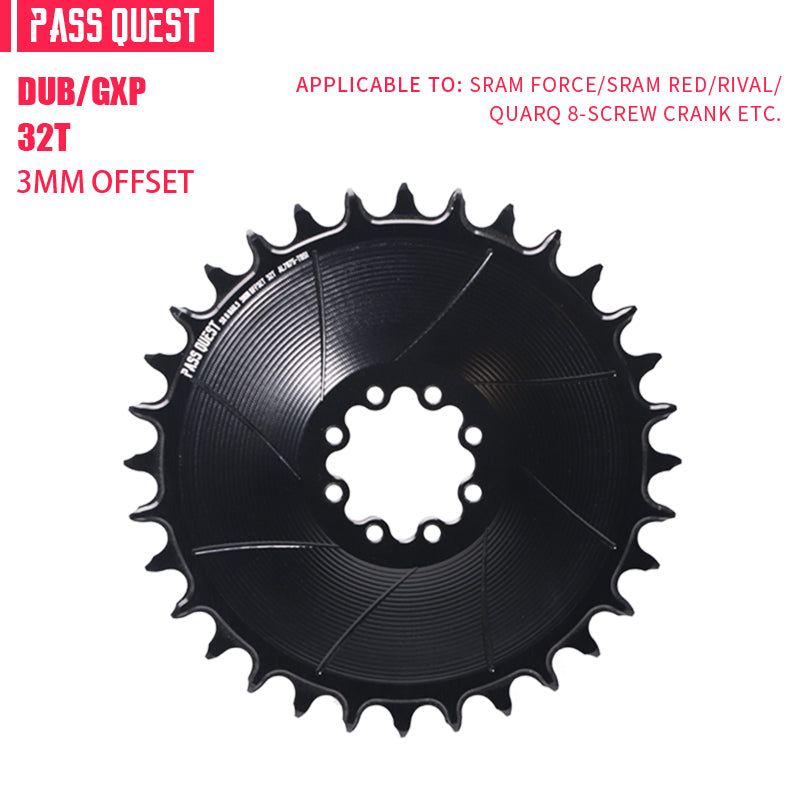 SRAM FORCE 8Nails ( 3mm offset) AERO Mountain XX SL Narrow Wide Chainring 28-38T