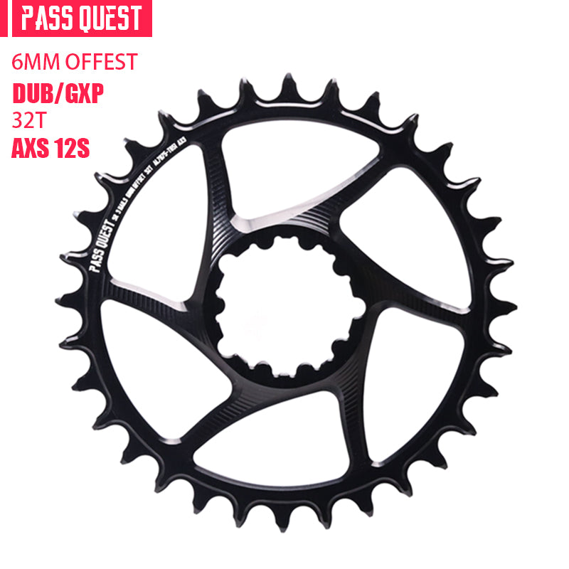 SRAM GXP/DUB AXS (6mm offset) Round Narrow Wide Chainring