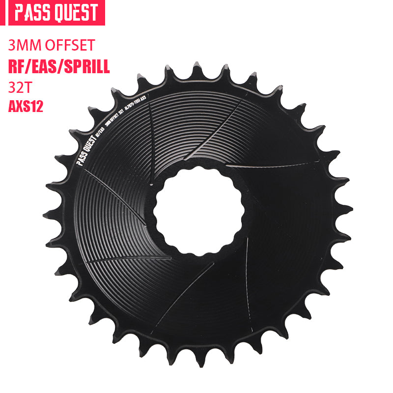 RACE FACE (3mm offset ) AXS AERO Round Narrow Wide Chainring 28-38T