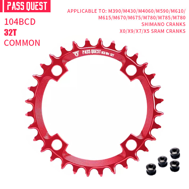 104BCD Round Narrow Wide Chainring