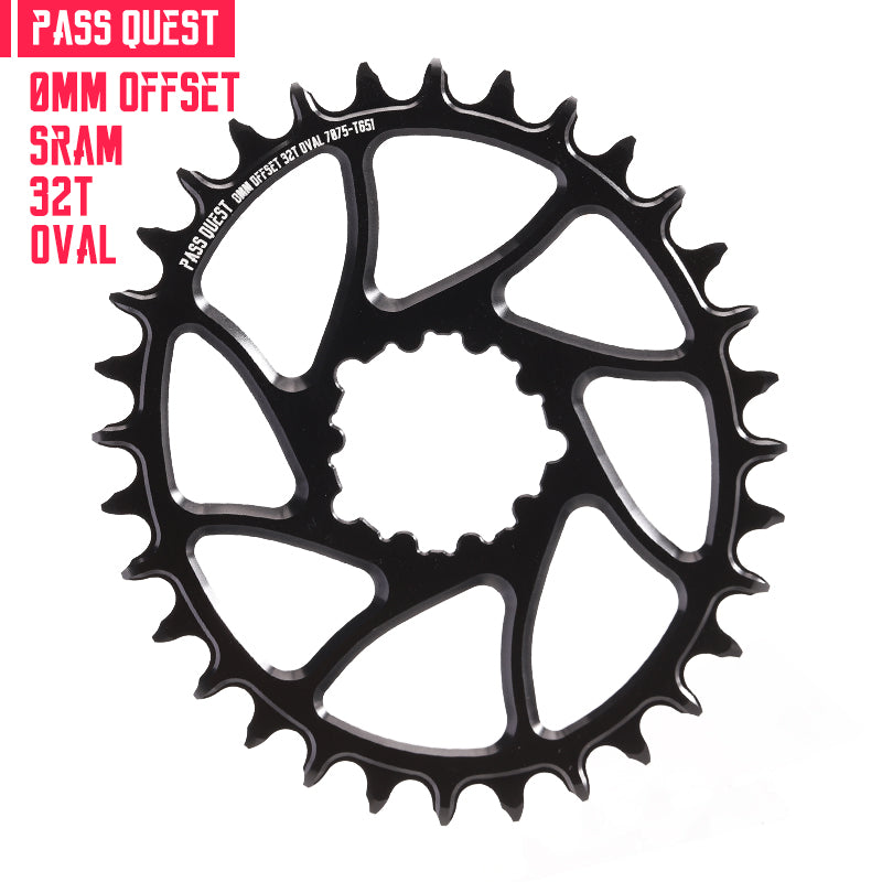 SRAM GXP/DUB (0mm offset) Oval Narrow Wide Chainring