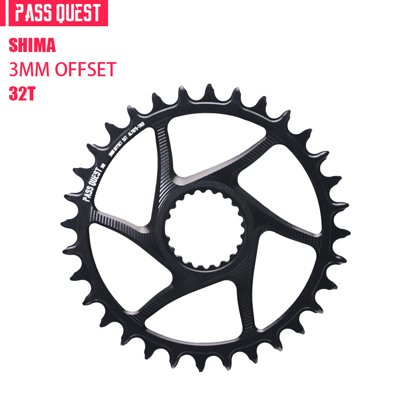 SHIMANO BOOST (3mm offset) Round Narrow Wide Chainring