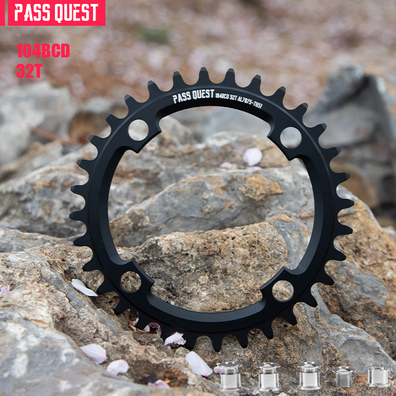 PASS QUEST 104BCD and GXP 3-nail single-speed chainring Dirt Jump urban and street Action Bike dedicated single-speed chainring