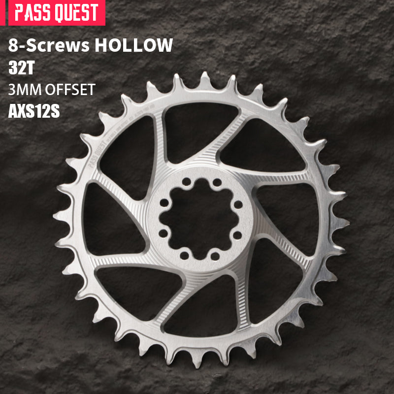 SRAM FORCE 8Nails ( 3mm offset) HOLLOW Mountain XX SL Narrow Wide Chainring 28-38T AXS
