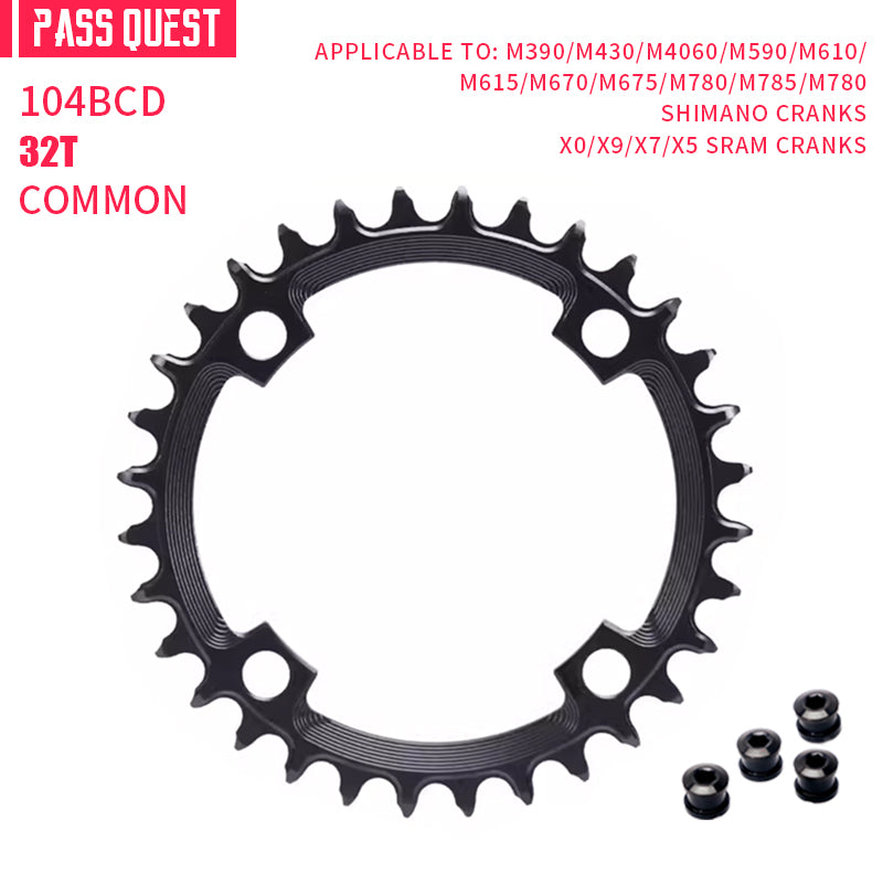 104BCD Round Narrow Wide Chainring