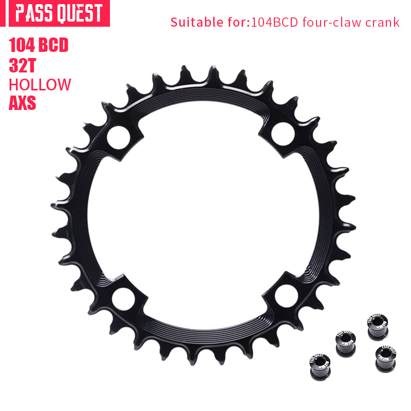 104BCD AXS Round Narrow Wide Chainring