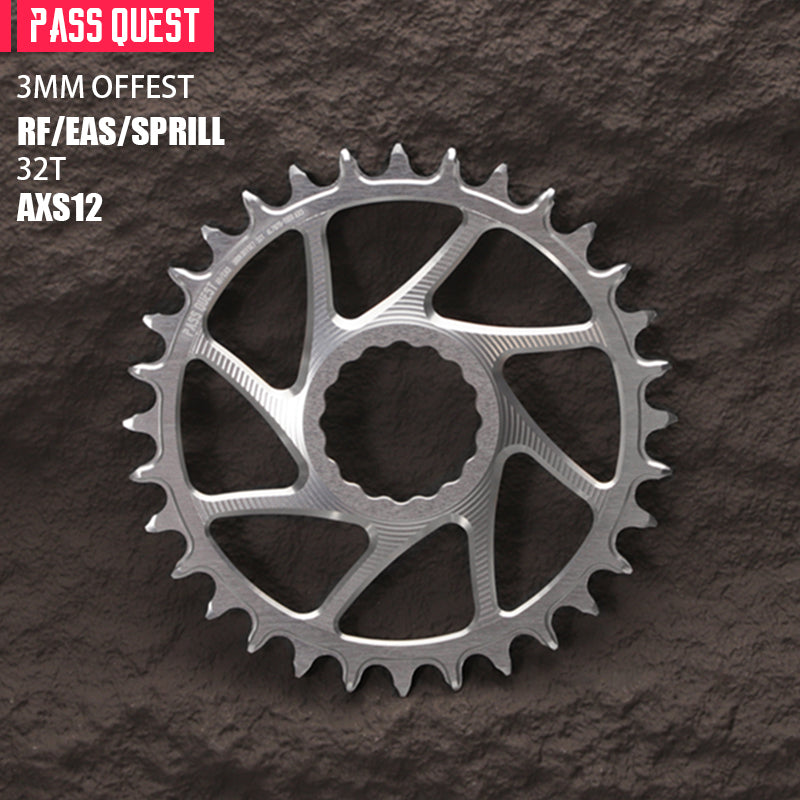 RACE FACE (3mm offset ) AXS Round Narrow Wide Chainring 28-38T