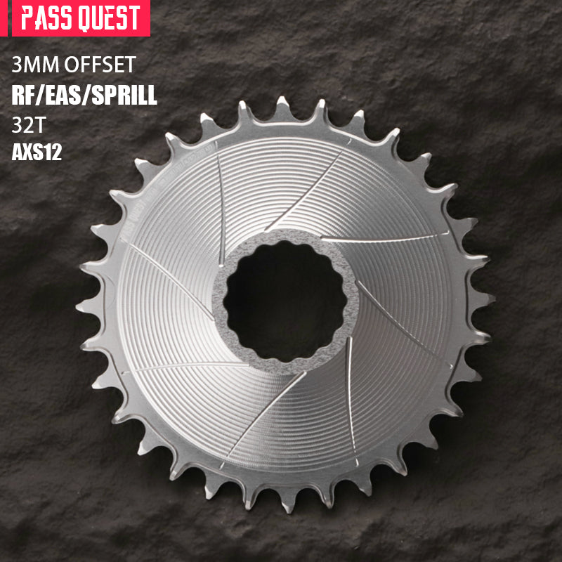 RACE FACE (3mm offset ) AXS AERO Round Narrow Wide Chainring 28-38T