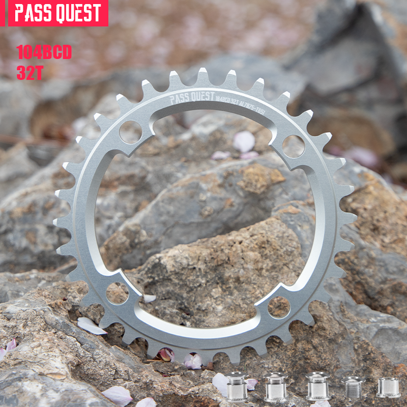 PASS QUEST 104BCD and GXP 3-nail single-speed chainring Dirt Jump urban and street Action Bike dedicated single-speed chainring