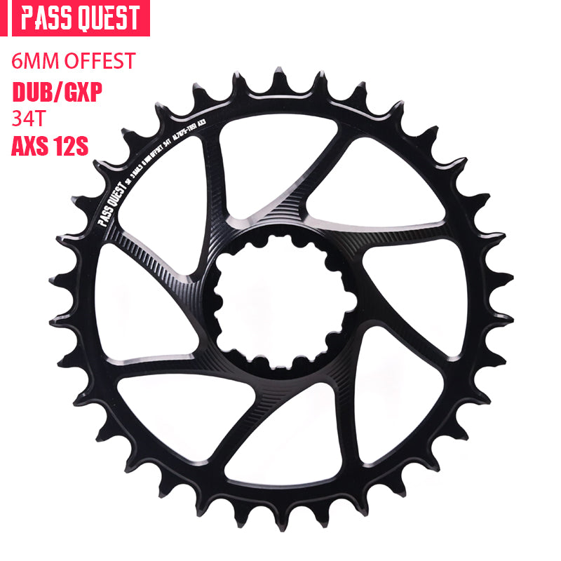 SRAM GXP/DUB AXS (6mm offset) Round Narrow Wide Chainring