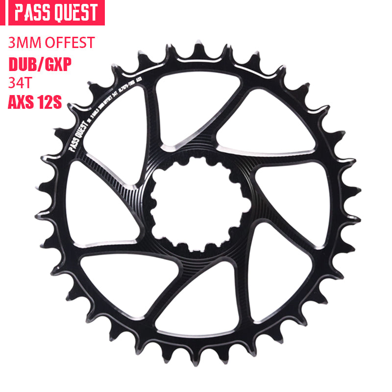 SRAM GXP/DUB BOOST AXS (3mm offset) Round Narrow Wide Chainring