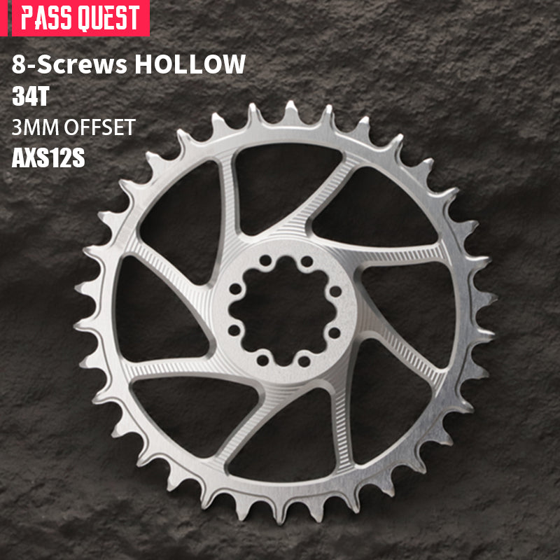 SRAM FORCE 8Nails ( 3mm offset) HOLLOW Mountain XX SL Narrow Wide Chainring 28-38T AXS