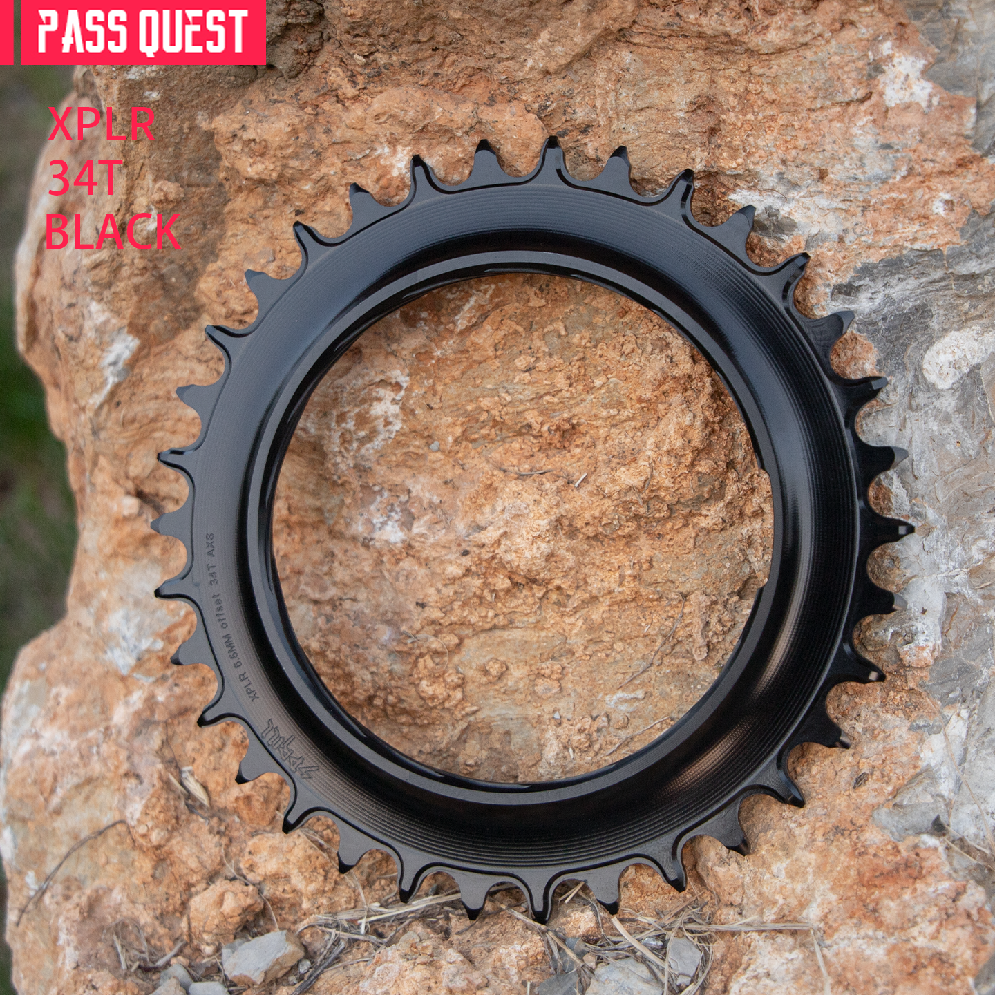 PASS QUEST Direct-Mount Threaded Chainring for SRAM XPLR AXS (12/13-Speed) – Narrow-Wide Profile (30-62T)