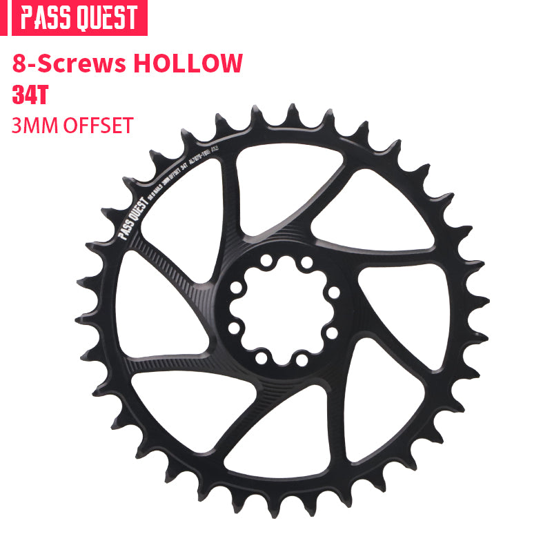 SRAM FORCE 8Nails ( 3mm offset) HOLLOW Mountain XX SL Narrow Wide Chainring 28-38T
