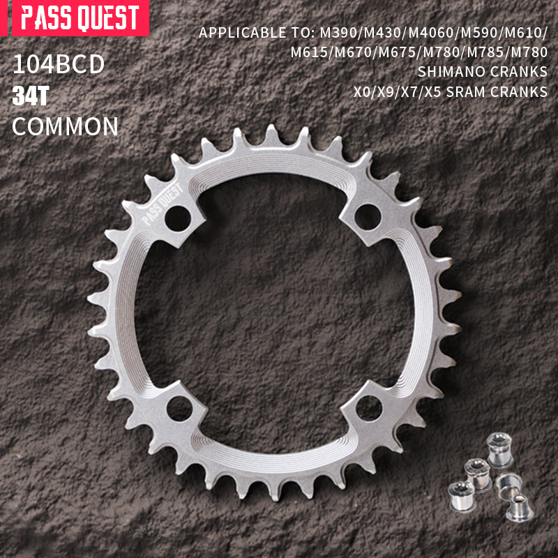 104BCD Round Narrow Wide Chainring