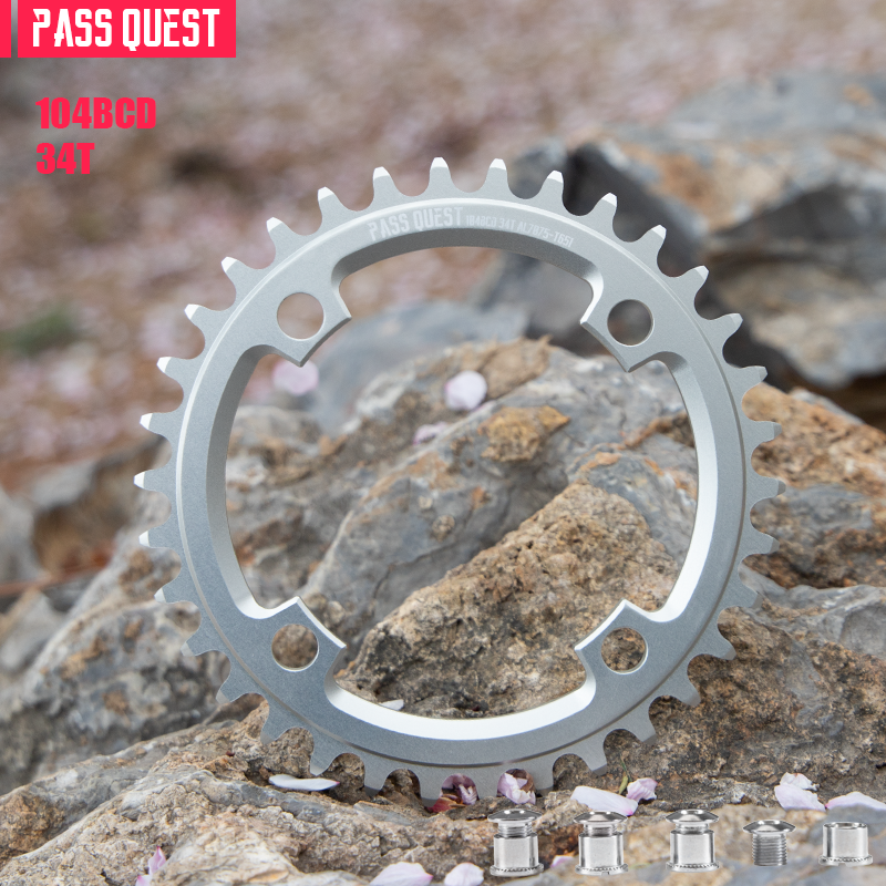 PASS QUEST 104BCD and GXP 3-nail single-speed chainring Dirt Jump urban and street Action Bike dedicated single-speed chainring