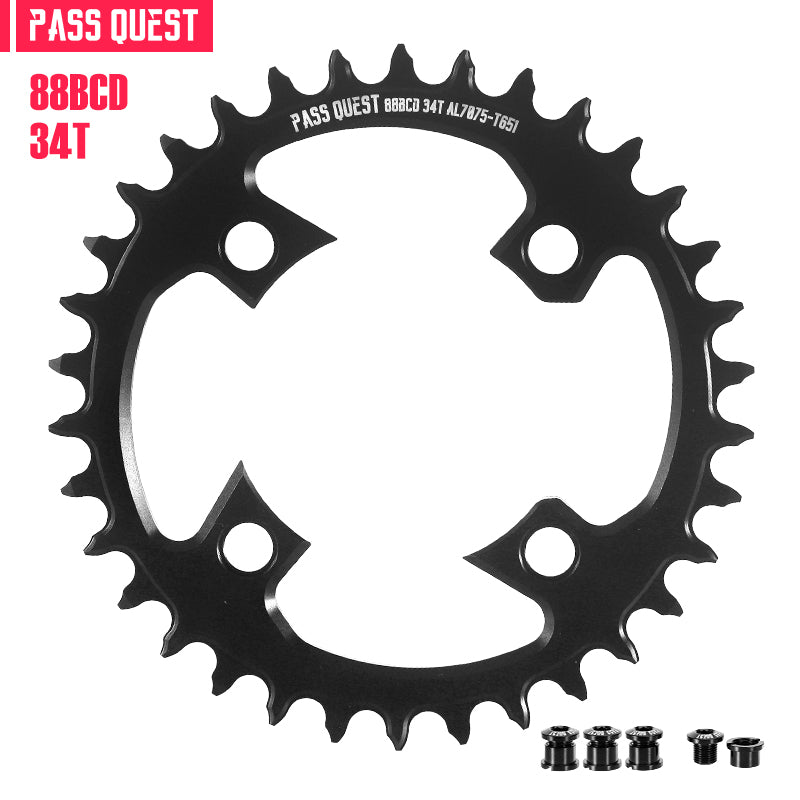 SHIMANO 88BCD Round Narrow Wide Chainring