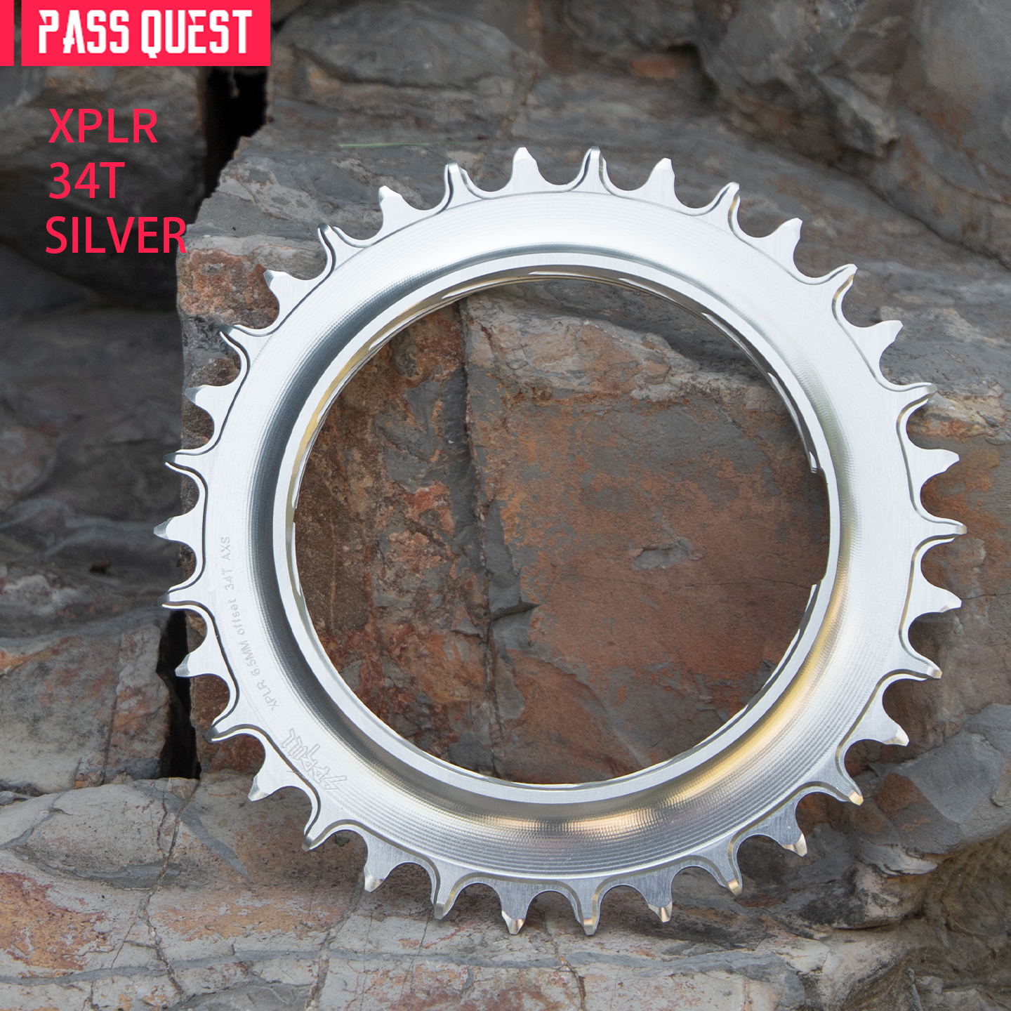 PASS QUEST Direct-Mount Threaded Chainring for SRAM XPLR AXS (12/13-Speed) – Narrow-Wide Profile (30-62T)