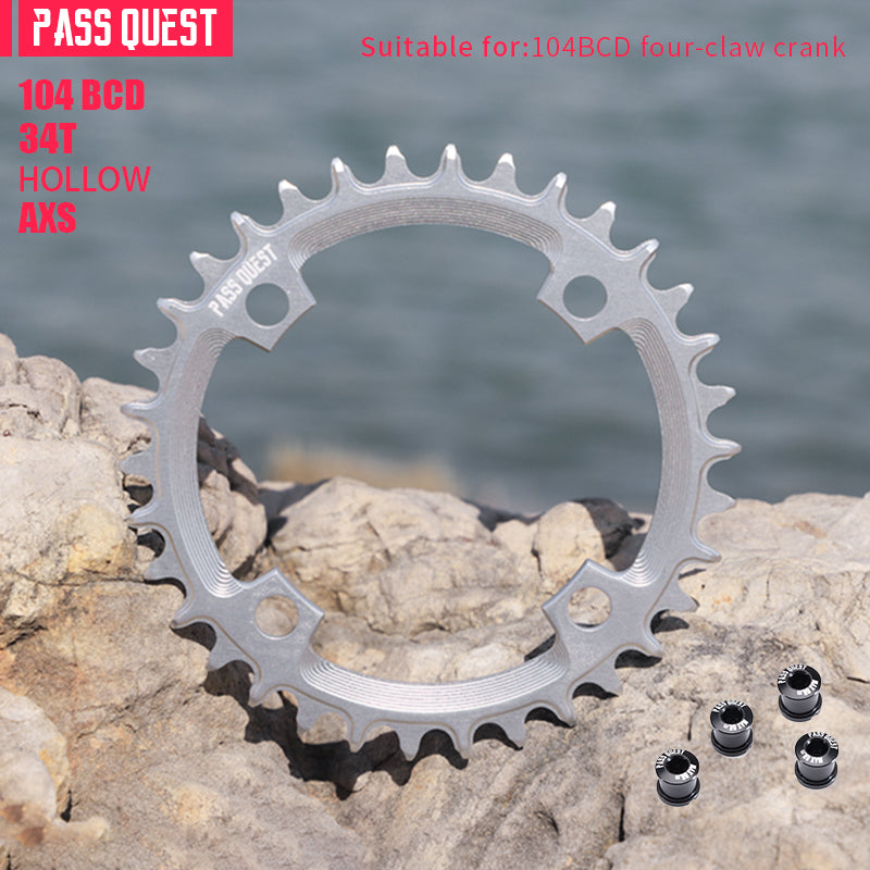 104BCD AXS Round Narrow Wide Chainring