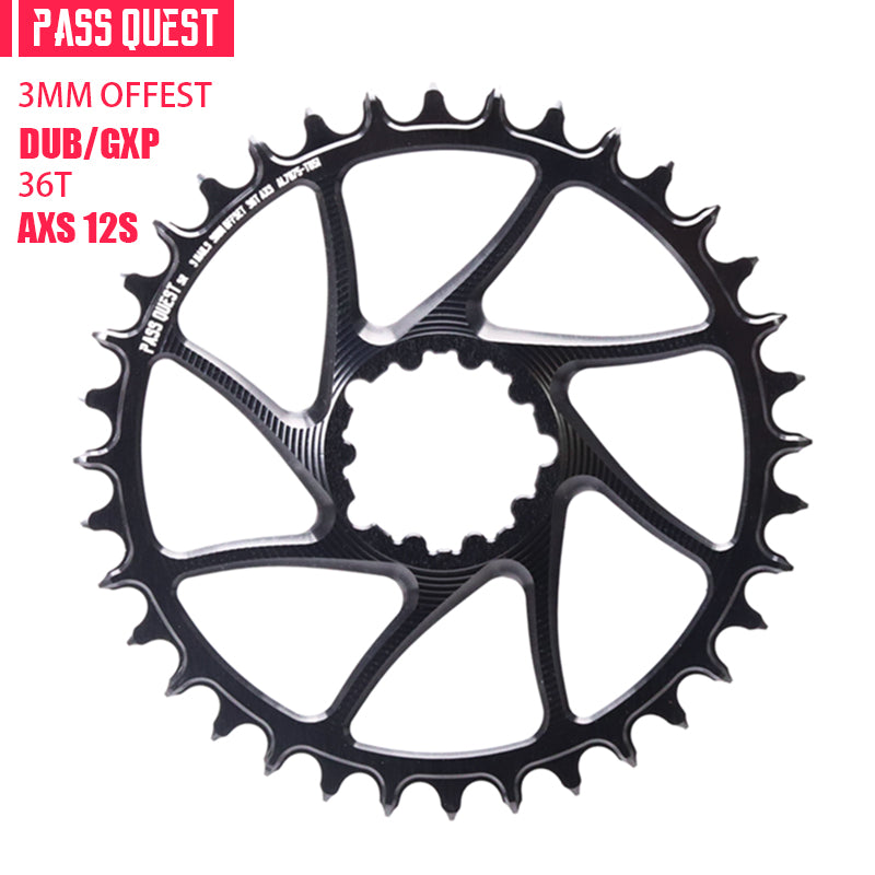 SRAM GXP/DUB BOOST AXS (3mm offset) Round Narrow Wide Chainring