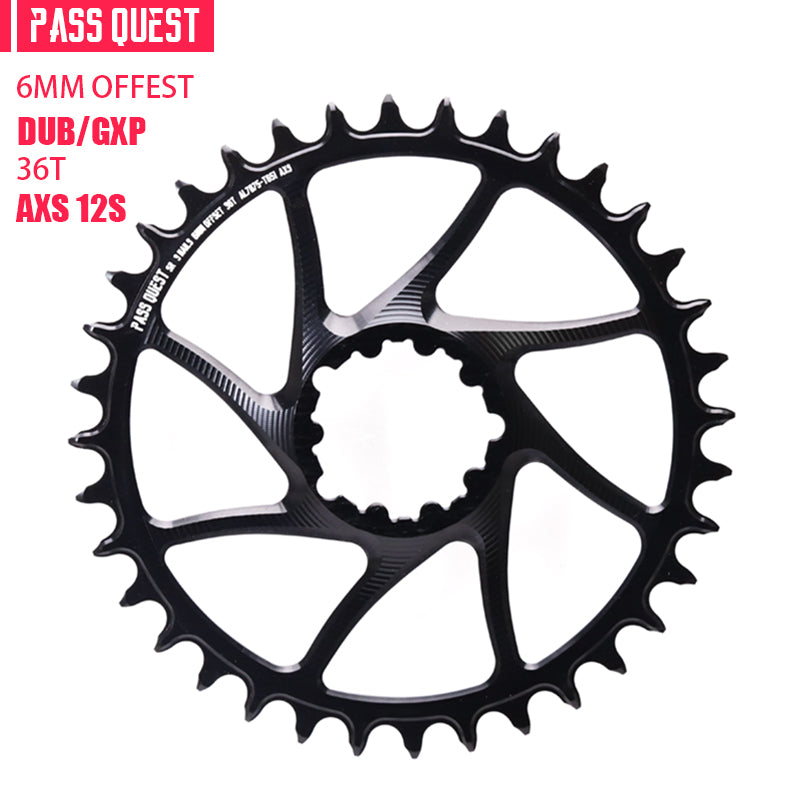 SRAM GXP/DUB AXS (6mm offset) Round Narrow Wide Chainring