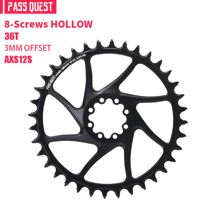 SRAM FORCE 8Nails ( 3mm offset) HOLLOW Mountain XX SL Narrow Wide Chainring 28-38T AXS