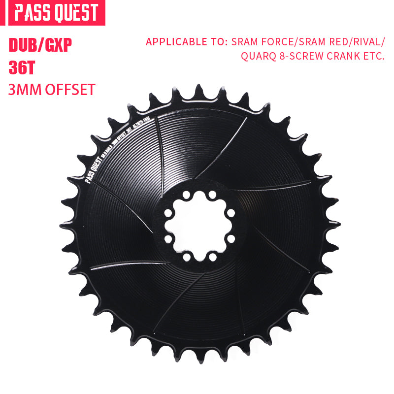 SRAM FORCE 8Nails ( 3mm offset) AERO Mountain XX SL Narrow Wide Chainring 28-38T