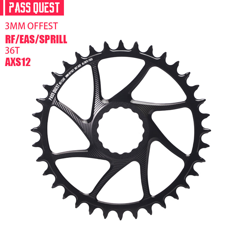 RACE FACE (3mm offset ) AXS Round Narrow Wide Chainring 28-38T