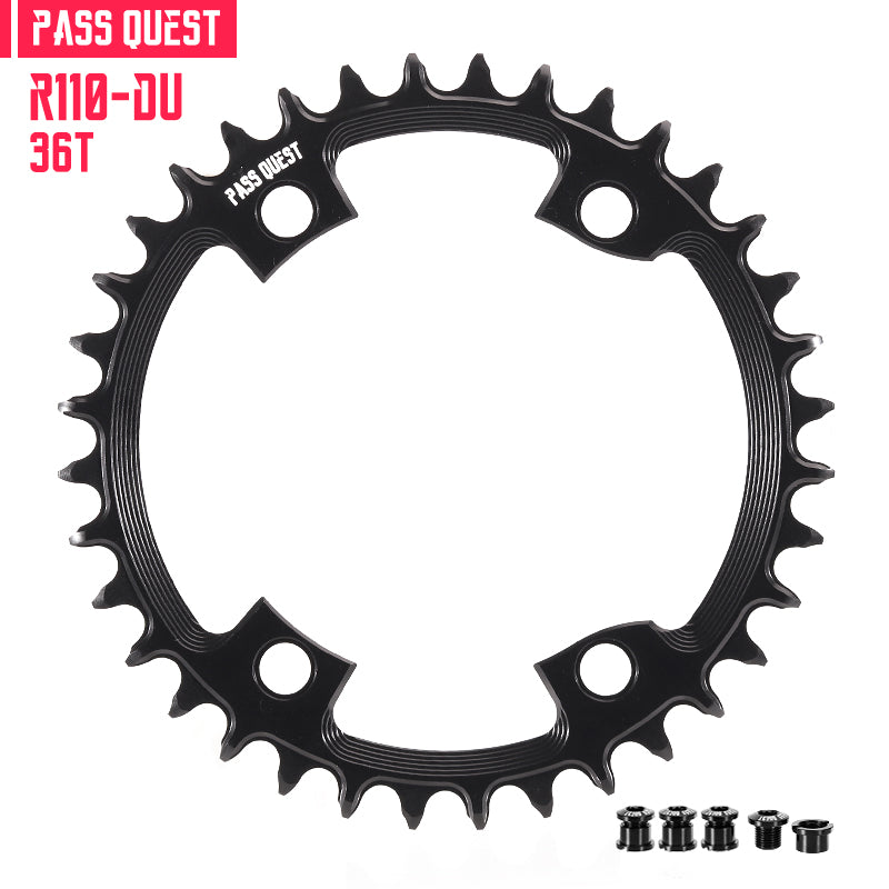 110BCD R9200 R8100 R7100 (4-bolt AERO) Round Narrow Wide Chainring