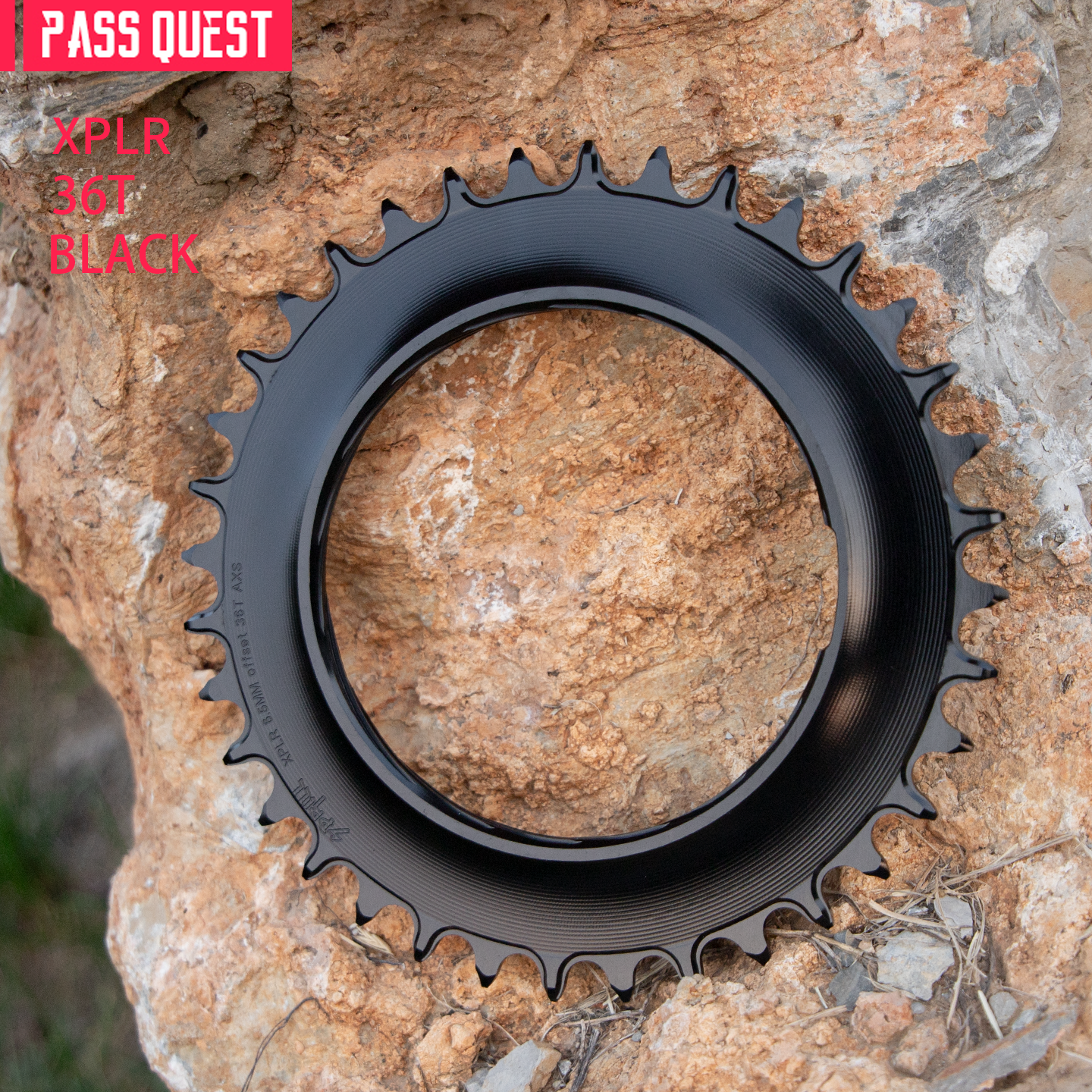 PASS QUEST Direct-Mount Threaded Chainring for SRAM XPLR AXS (12/13-Speed) – Narrow-Wide Profile (30-62T)