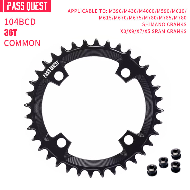 104BCD Round Narrow Wide Chainring