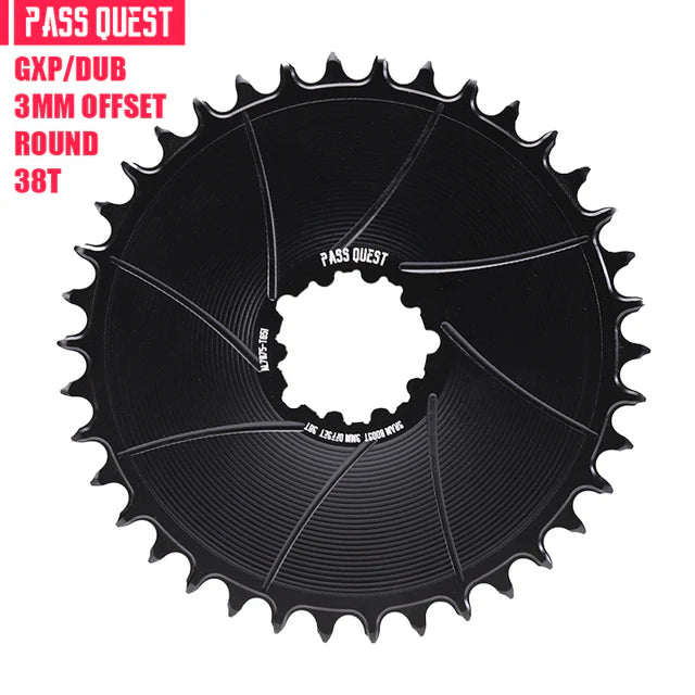 SRAM GXP/DUB ( 3mm offset) GRAVEL/ROAD Narrow Wide Chainring 36-56T /AXS