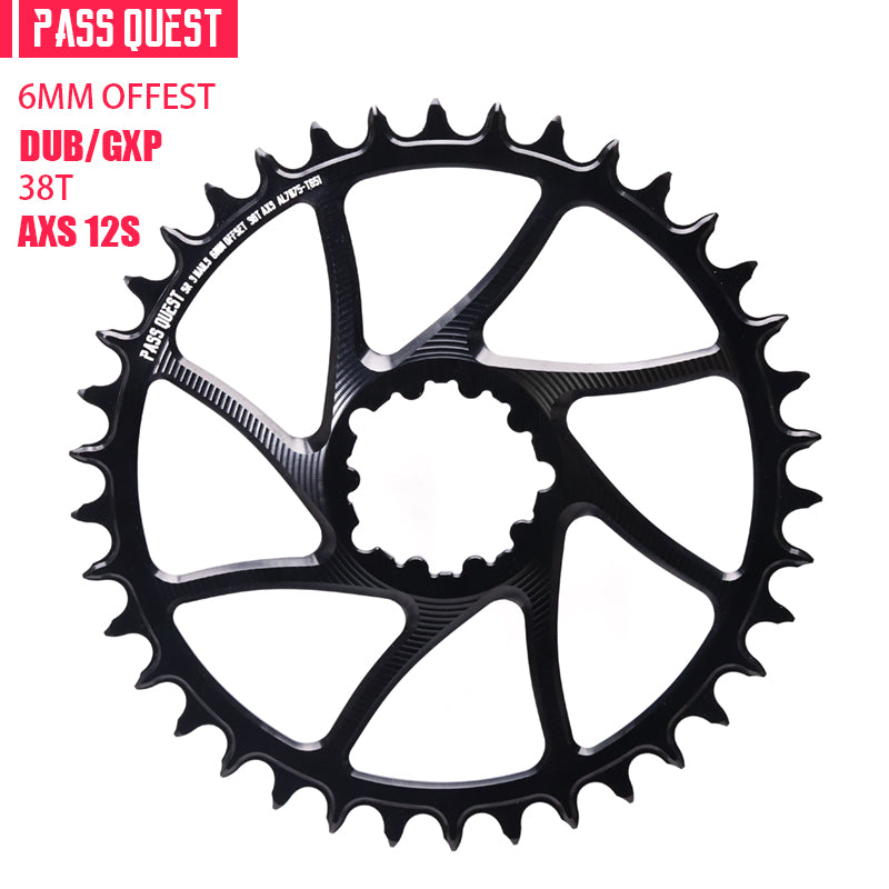 SRAM GXP/DUB AXS (6mm offset) Round Narrow Wide Chainring