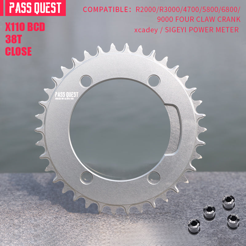 SHIMANO X110BCD (4-bolt AERO)  Round Narrow Wide Chainring
