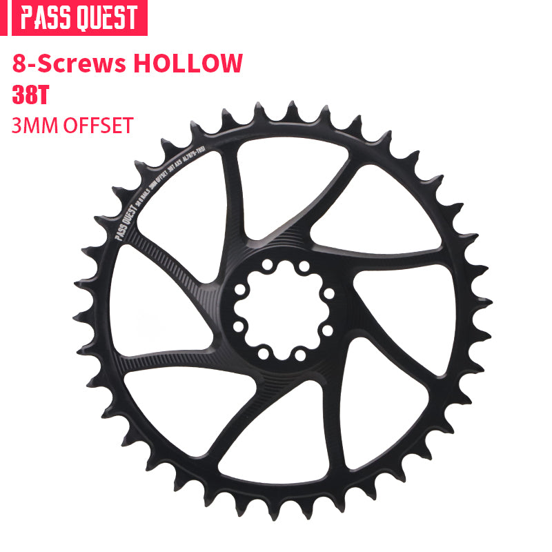 SRAM FORCE 8Nails ( 3mm offset) HOLLOW Mountain XX SL Narrow Wide Chainring 28-38T