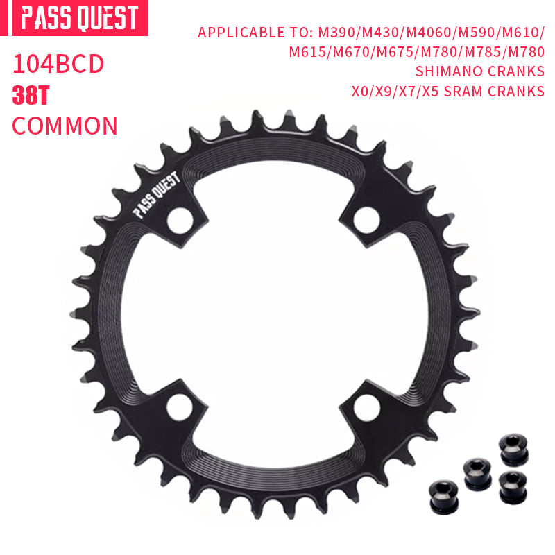 104BCD Round Narrow Wide Chainring