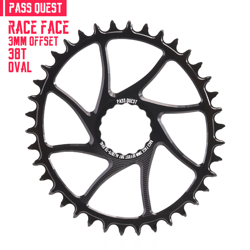 RACE FACE (3mm offset ) Oval Narrow Wide Chainring
