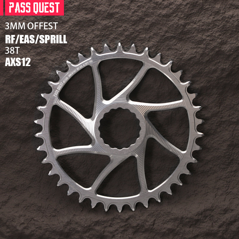 RACE FACE (3mm offset ) AXS Round Narrow Wide Chainring 28-38T