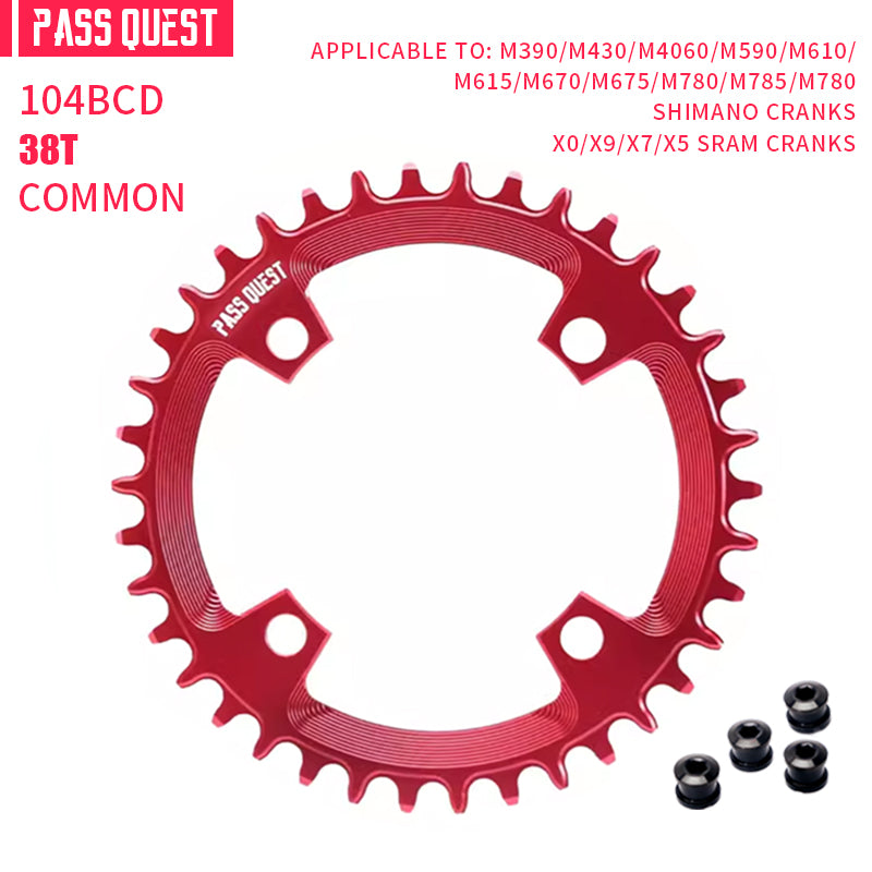 104BCD Round Narrow Wide Chainring