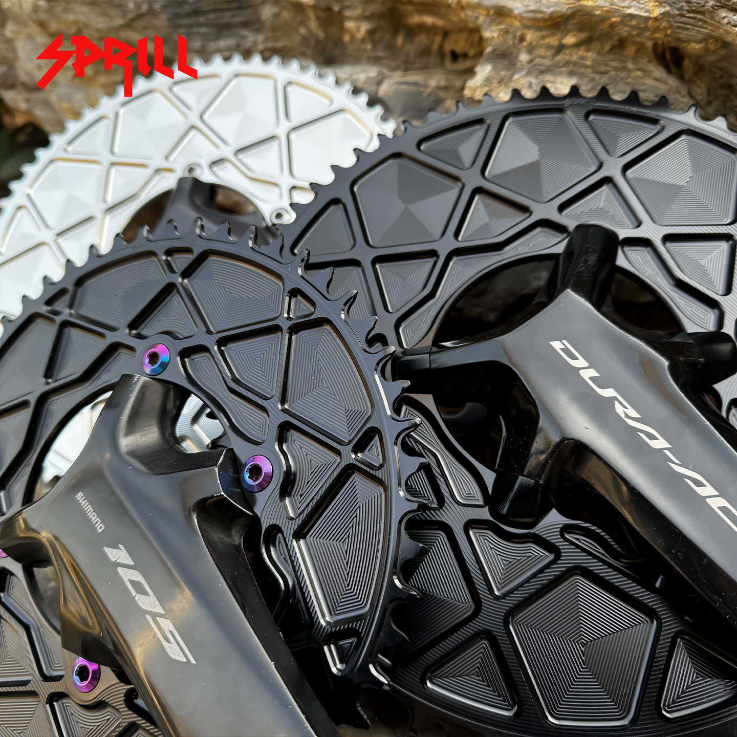 SHIMANO R9200 R8100 R7100 110BCD High strength AERO Narrow Wide Chainring 54-66T