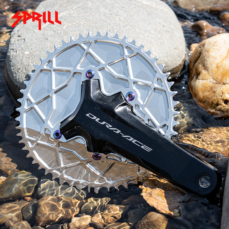 PASS QUEST fully enclosed positive and negative gears for TT riders. Thickest part 5mm. Suitable forR8100/ R9200, 54T-66T.