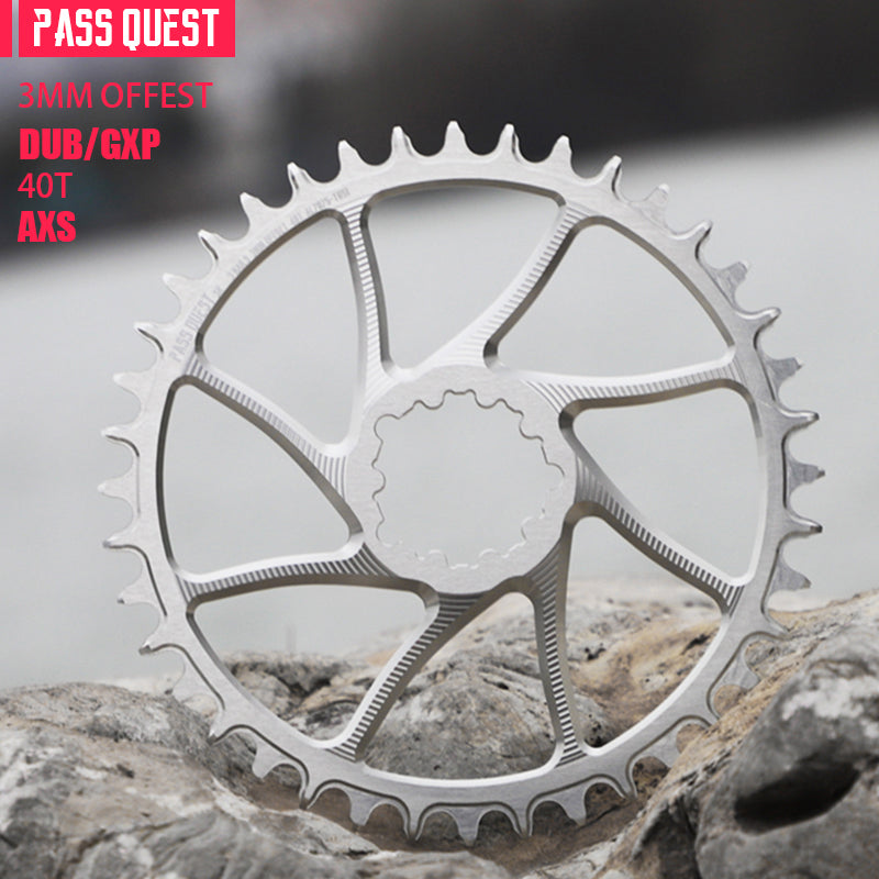 SRAM GXP/DUB ( 3mm offset)AXS GRAVEL/ROAD Narrow Wide Chainring 40-54T
