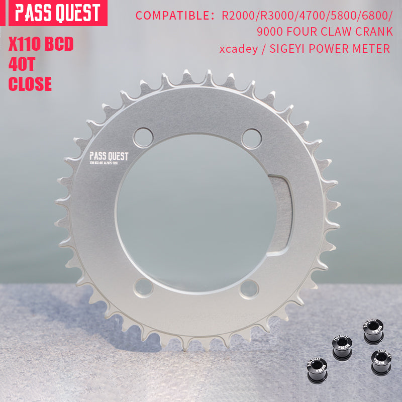 SHIMANO X110BCD (4-bolt AERO)  Round Narrow Wide Chainring