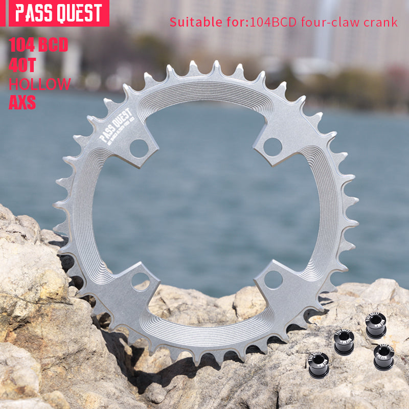 104BCD AXS Round Narrow Wide Chainring