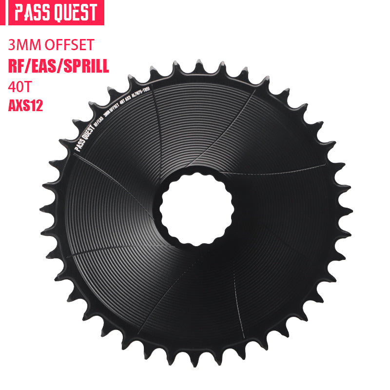 RACE FACE (3mm offset ) AXS AERO Round Narrow Wide Chainring 40-56T